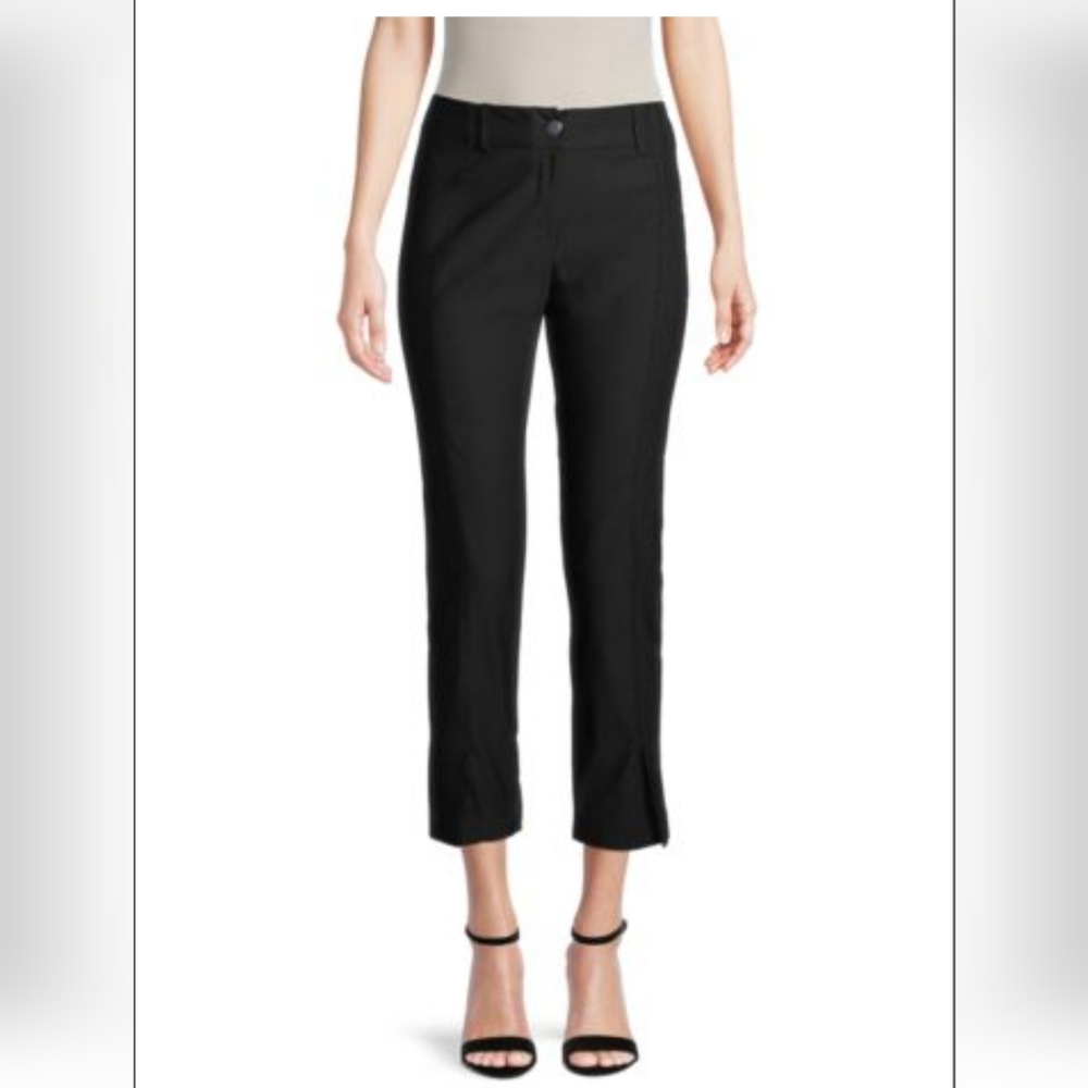 Vented Cropped Pants